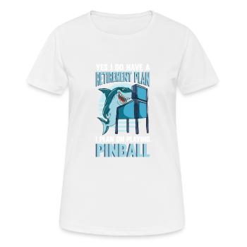 Pinball machine pinball machine - Women's Breathable T-Shirt - white - Front - AI Model Female 172 dark (172cm)