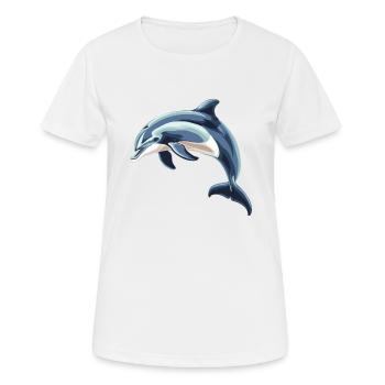 Dauphin Dauphins Dauphin - T-shirt respirant Femme - blanc - Devant - AI Model Female 172 dark (172cm)