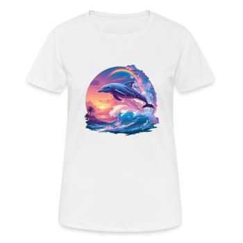 Dauphin Dauphins Dauphin - T-shirt respirant Femme - blanc - Devant - AI Model Female 172 dark (172cm)
