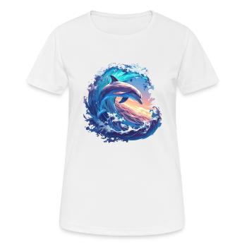 Dauphin Dauphins Dauphin - T-shirt respirant Femme - blanc - Devant - AI Model Female 172 dark (172cm)