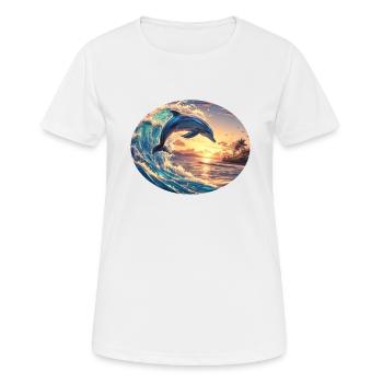 Dauphin Dauphins Dauphin - T-shirt respirant Femme - blanc - Devant - AI Model Female 172 dark (172cm)