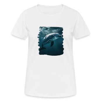 Dauphin Dauphins Dauphin - T-shirt respirant Femme - blanc - Devant - AI Model Female 172 dark (172cm)