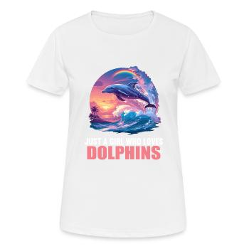 Dauphin Dauphins Dauphin - T-shirt respirant Femme - blanc - Devant - AI Model Female 172 dark (172cm)