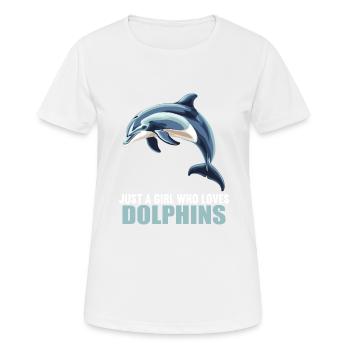 Dauphin Dauphins Dauphin - T-shirt respirant Femme - blanc - Devant - AI Model Female 172 dark (172cm)