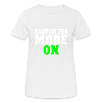 Babysitter Babysitting - Frauen T-Shirt atmungsaktiv - Weiß - Vorne - AI Model Female 172 dark (172cm)