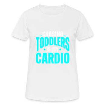 Babysitter Babysitting - Frauen T-Shirt atmungsaktiv - Weiß - Vorne - AI Model Female 172 dark (172cm)