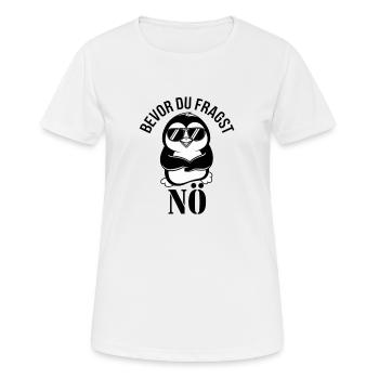 Funny Design with Cute Penguin - Frauen T-Shirt atmungsaktiv - Weiß - Vorne - AI Model Female 172 dark (172cm)