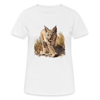 Bobcats Rotluchse Rotluchs Luchs - Frauen T-Shirt atmungsaktiv - Weiß - Vorne - AI Model Female 172 dark (172cm)