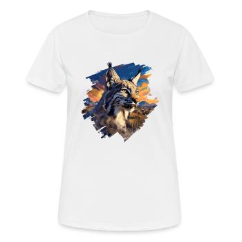 Bobcats Rotluchse Rotluchs Luchs - Frauen T-Shirt atmungsaktiv - Weiß - Vorne - AI Model Female 172 dark (172cm)