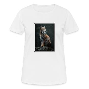 Bobcats Rotluchse Rotluchs Luchs - Frauen T-Shirt atmungsaktiv - Weiß - Vorne - AI Model Female 172 dark (172cm)