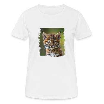 Bobcats Rotluchse Rotluchs Luchs - Frauen T-Shirt atmungsaktiv - Weiß - Vorne - AI Model Female 172 dark (172cm)