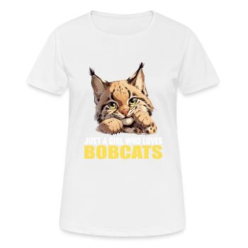 Bobcats Rotluchse Rotluchs Luchs - Frauen T-Shirt atmungsaktiv - Weiß - Vorne - AI Model Female 172 dark (172cm)