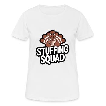 Lustiger Thanksgiving Truthahn - Frauen T-Shirt atmungsaktiv - Weiß - Vorne - AI Model Female 172 dark (172cm)