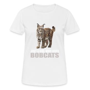 Bobcats Rotluchse Rotluchs Luchs - Frauen T-Shirt atmungsaktiv - Weiß - Vorne - AI Model Female 172 dark (172cm)