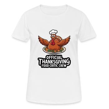 Lustiger Thanksgiving Truthahn - Frauen T-Shirt atmungsaktiv - Weiß - Vorne - AI Model Female 172 dark (172cm)