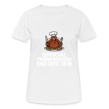 Lustiger Thanksgiving Truthahn - Frauen T-Shirt atmungsaktiv - Weiß - Vorne - AI Model Female 172 dark (172cm)