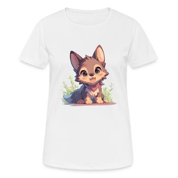 Coyotes Coyote - T-shirt respirant Femme - blanc - Devant - AI Model Female 172 dark (172cm)