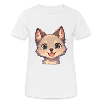 Coyotes Coyote - T-shirt respirant Femme - blanc - Devant - AI Model Female 172 dark (172cm)