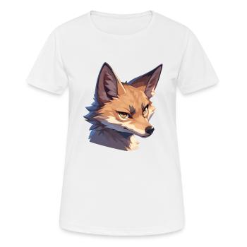 Coyotes Coyote - T-shirt respirant Femme - blanc - Devant - AI Model Female 172 dark (172cm)
