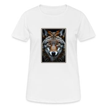 Coyotes Coyote - T-shirt respirant Femme - blanc - Devant - AI Model Female 172 dark (172cm)