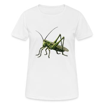 Grillen Grille - Frauen T-Shirt atmungsaktiv - Weiß - Vorne - AI Model Female 172 dark (172cm)