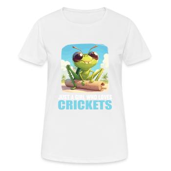 Grillen Grille - Frauen T-Shirt atmungsaktiv - Weiß - Vorne - AI Model Female 172 dark (172cm)