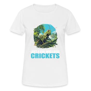 Grillen Grille - Frauen T-Shirt atmungsaktiv - Weiß - Vorne - AI Model Female 172 dark (172cm)