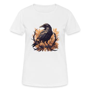 Corbeaux Corbeaux - T-shirt respirant Femme - blanc - Devant - AI Model Female 172 dark (172cm)