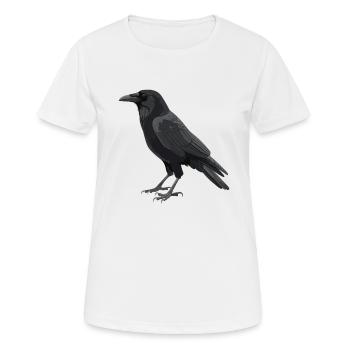 Corbeaux Corbeaux - T-shirt respirant Femme - blanc - Devant - AI Model Female 172 dark (172cm)