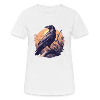 Corbeaux Corbeaux - T-shirt respirant Femme - blanc - Devant - AI Model Female 172 dark (172cm)