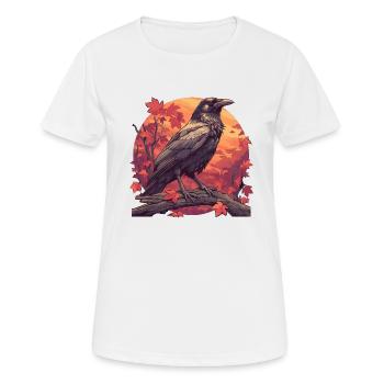 Corbeaux Corbeaux - T-shirt respirant Femme - blanc - Devant - AI Model Female 172 dark (172cm)