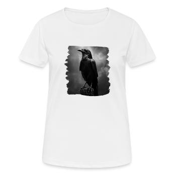 Corbeaux Corbeaux - T-shirt respirant Femme - blanc - Devant - AI Model Female 172 dark (172cm)