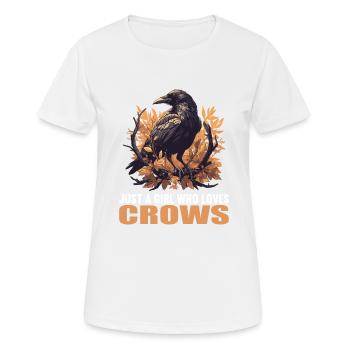 Corbeaux Corbeaux - T-shirt respirant Femme - blanc - Devant - AI Model Female 172 dark (172cm)