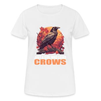 Corbeaux Corbeaux - T-shirt respirant Femme - blanc - Devant - AI Model Female 172 dark (172cm)