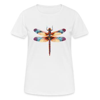 Libellen Libelle - Frauen T-Shirt atmungsaktiv - Weiß - Vorne - AI Model Female 172 dark (172cm)