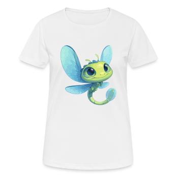 Libellen Libelle - Frauen T-Shirt atmungsaktiv - Weiß - Vorne - AI Model Female 172 dark (172cm)