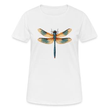 Libellen Libelle - Frauen T-Shirt atmungsaktiv - Weiß - Vorne - AI Model Female 172 dark (172cm)