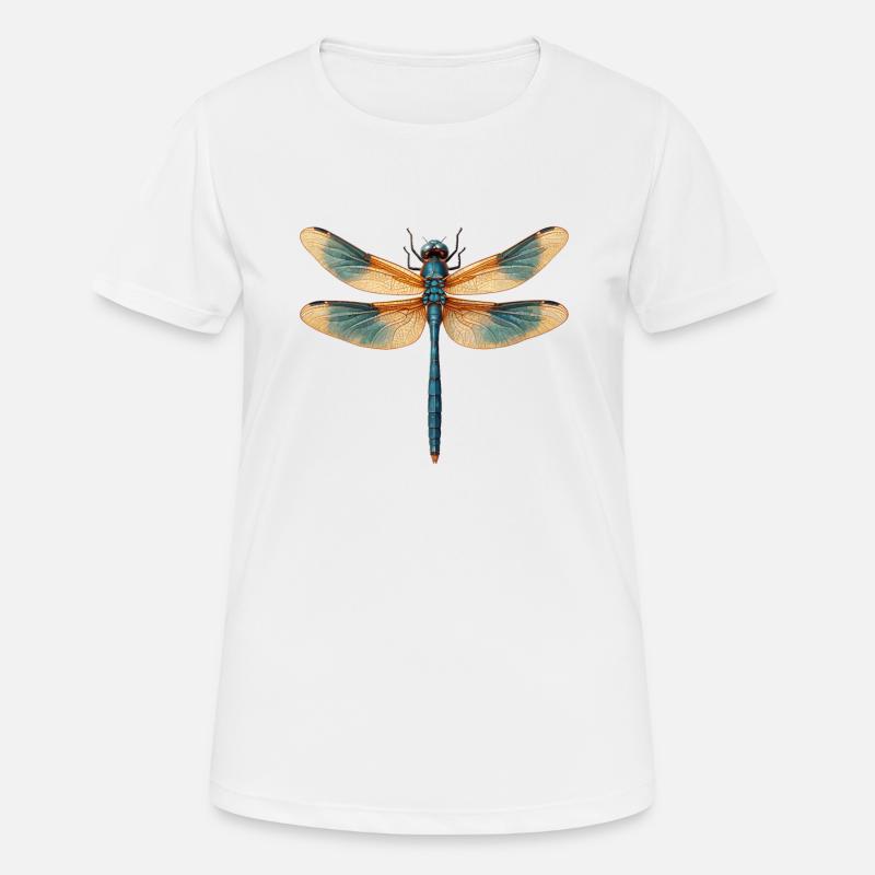 Dragonflies Dragonfly - Women's Breathable T-Shirt - white