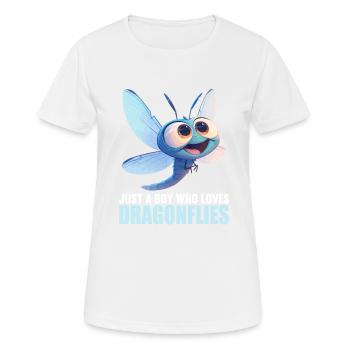 Libellen Libelle - Frauen T-Shirt atmungsaktiv - Weiß - Vorne - AI Model Female 172 dark (172cm)