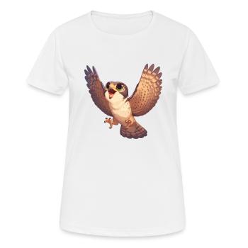 Falcon Falcon - Women's Breathable T-Shirt - white - Front - AI Model Female 172 dark (172cm)