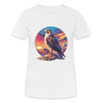 Falcon Falcon - Women's Breathable T-Shirt - white - Front - AI Model Female 172 dark (172cm)