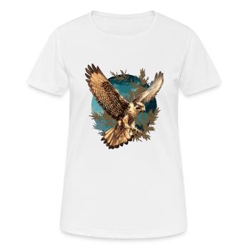 Falcon Falcon - Women's Breathable T-Shirt - white - Front - AI Model Female 172 dark (172cm)