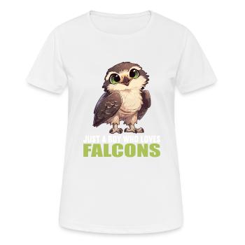 Falcon Falcon - Women's Breathable T-Shirt - white - Front - AI Model Female 172 dark (172cm)