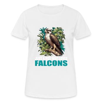 Falcon Falcon - Women's Breathable T-Shirt - white - Front - AI Model Female 172 dark (172cm)