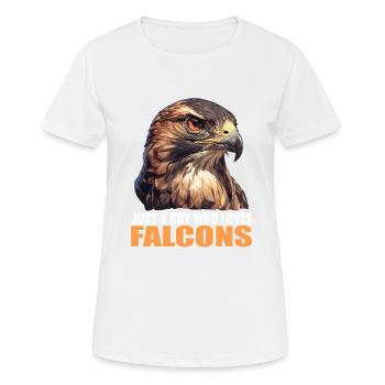 Falcon Falcon - Women's Breathable T-Shirt - white - Front - AI Model Female 172 dark (172cm)