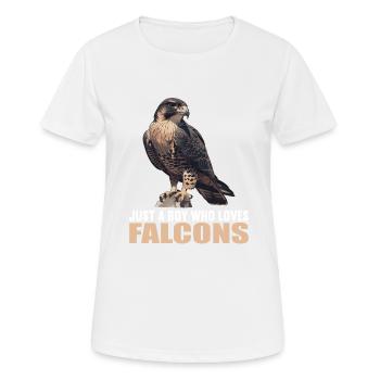 Falcon Falcon - Women's Breathable T-Shirt - white - Front - AI Model Female 172 dark (172cm)