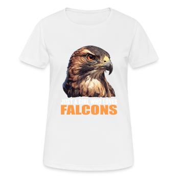 Falcon Falcon - Women's Breathable T-Shirt - white - Front - AI Model Female 172 dark (172cm)