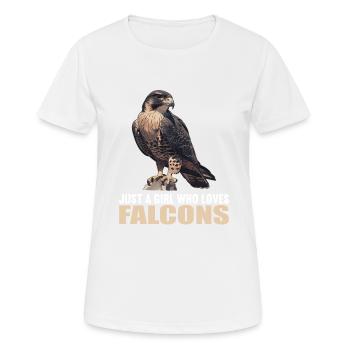 Falcon Falcon - Women's Breathable T-Shirt - white - Front - AI Model Female 172 dark (172cm)