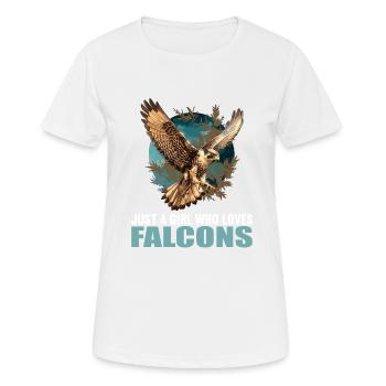 Falcon Falcon - Women's Breathable T-Shirt - white - Front - AI Model Female 172 dark (172cm)