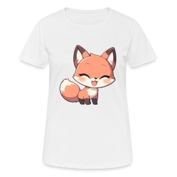 Renards Renard - T-shirt respirant Femme - blanc - Devant - AI Model Female 172 dark (172cm)